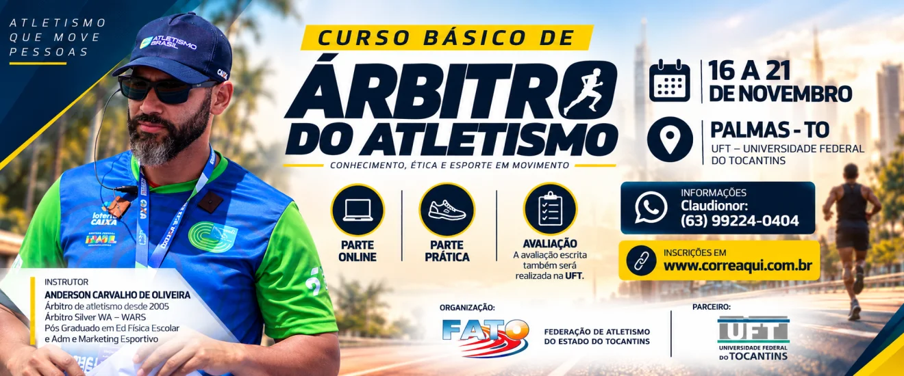 Curso Básico de Árbitro do Atletismo