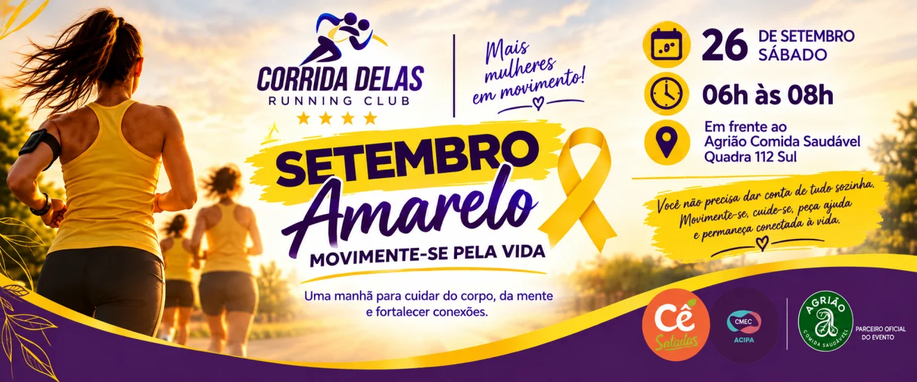 Club Corrida Delas - Setembro Amarelo